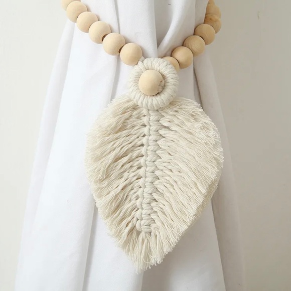 Macrame Cotton Curtain , Boho Decor , Handmade Tassels Curtain - Picture 6 of 6